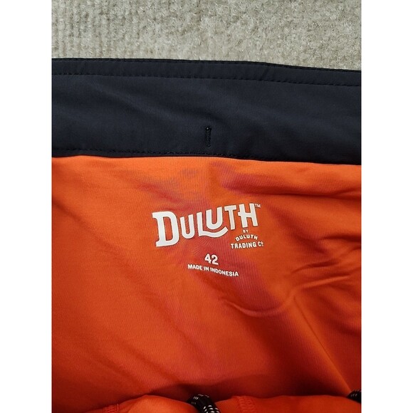 Duluth Trading Cannonball Hybrid 9" Shorts Mens 42 Black Armachillo Liner - Picture 7 of 10